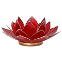 Eclairage Lotus 1er Chakra - Rouge & or