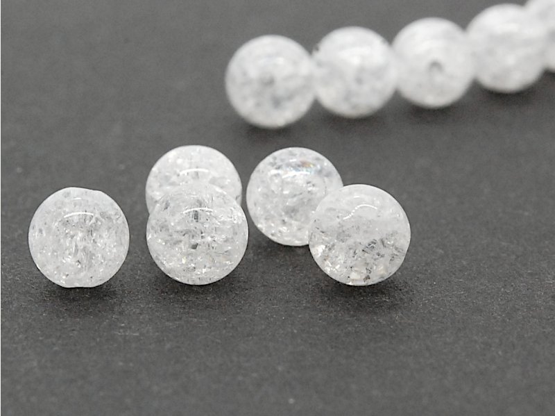 Cristal de Roche Craquelé - Rang de Perles