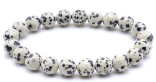 Bracelet - Jaspe Dalmatien