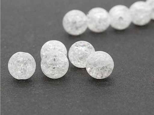 Cristal de Roche Craquelé - Rang de Perles